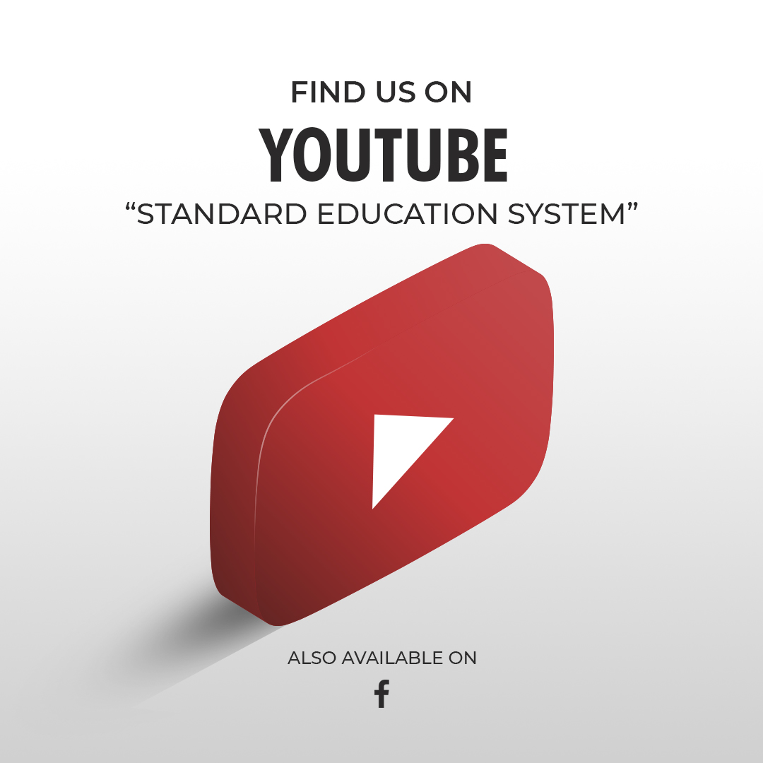 We are now Officially available on Youtube (Standard Education System)